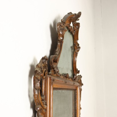 Miroir Style Baroque Verre Italie XIX Siècle