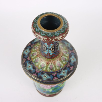 antiquariato, vaso, antiquariato vaso, vaso antico, vaso antico italiano, vaso di antiquariato, vaso neoclassico, vaso del 800,Vaso Cloisonné