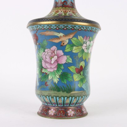 antiquariato, vaso, antiquariato vaso, vaso antico, vaso antico italiano, vaso di antiquariato, vaso neoclassico, vaso del 800,Vaso Cloisonné