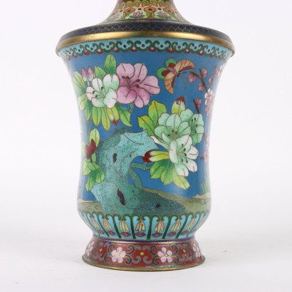 antiquariato, vaso, antiquariato vaso, vaso antico, vaso antico italiano, vaso di antiquariato, vaso neoclassico, vaso del 800,Vaso Cloisonné