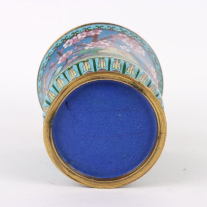 antiquariato, vaso, antiquariato vaso, vaso antico, vaso antico italiano, vaso di antiquariato, vaso neoclassico, vaso del 800,Vaso Cloisonné