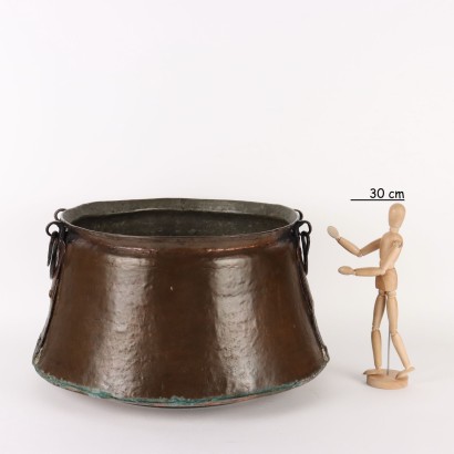 Großer Kupfertopf Italien XVIII-XIX Jhd