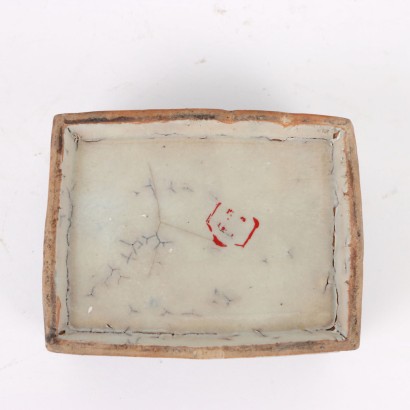 antiquariato, ceramica, antiquariato ceramica, ceramica antica, ceramica antica italiana, ceramica di antiquariato, ceramica neoclassico, ceramica del 800,Scatola da Scrittura in Porcellana