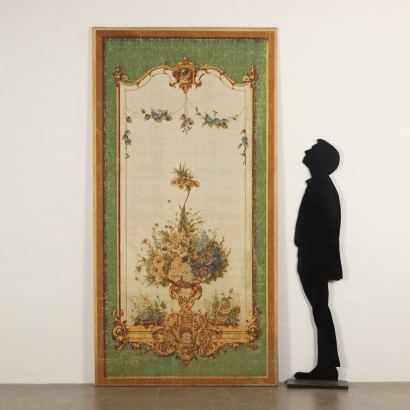 arte, arte italiana, pittura ottocento italiana,Grande Dipinto su Seta