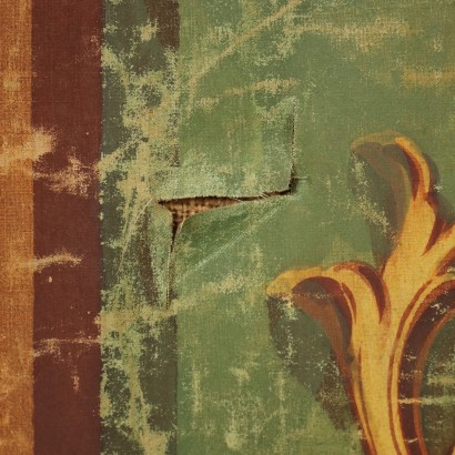 arte, arte italiana, pittura ottocento italiana,Grande Dipinto su Seta