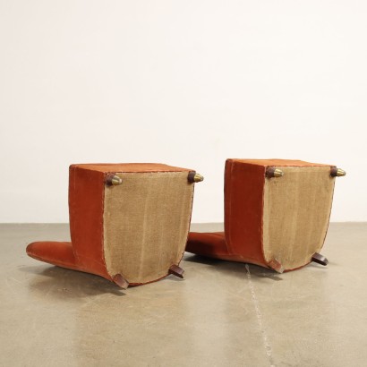 modernariato, modernariato di design, poltrona, poltrona modernariato, poltrona di modernariato, poltrona italiana, poltrona vintage, poltrona anni '60, poltrona design anni 60,Poltroncine Anni 40