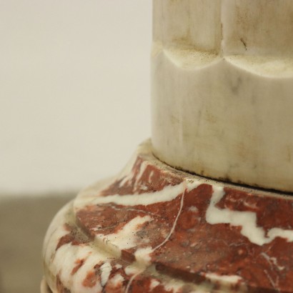 antiquariato, colonna, antiquariato colonna, colonna antica, colonna antica italiana, colonna di antiquariato, colonna neoclassica, colonna del 800,Coppia di Colonne Reggivaso