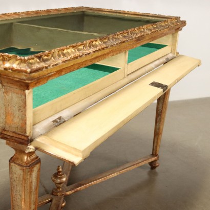 antiquariato, tavolo, antiquariato tavolo, tavolo antico, tavolo antico italiano, tavolo di antiquariato, tavolo neoclassica, tavolo del 800,Tavolo Espositore in Stile