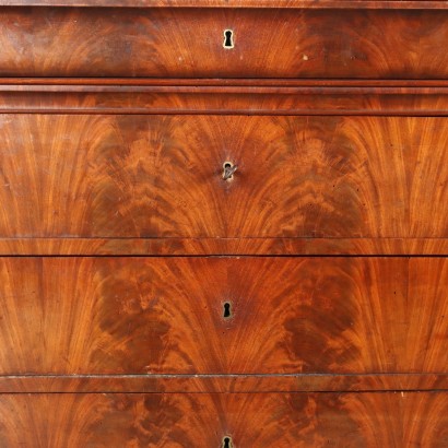 Louis Philippe Kommode Mahagoni Italien XIX Jhd