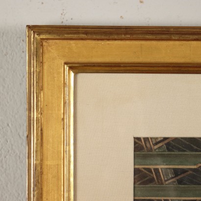 arte, arte italiana, pittura ottocento italiana,Interno di Chiesa