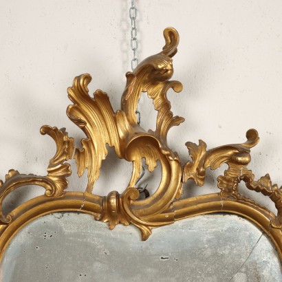 Rococo Style Mirror Glass Italy XIX Century