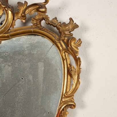 Rococo Style Mirror Glass Italy XIX Century