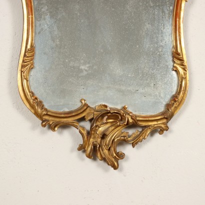 Rococo Style Mirror Glass Italy XIX Century