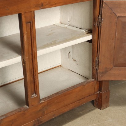 antiquariato, vetrina, antiquariato vetrina, vetrina antica, vetrina antica italiana, vetrina di antiquariato, vetrina neoclassica, vetrina del 800,Credenza a Doppio Corpo Impero