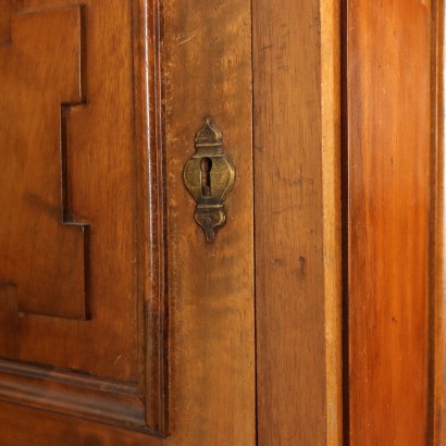 Neo-Baroque Style Wardrobe Walnut Italy XIX-XX Century