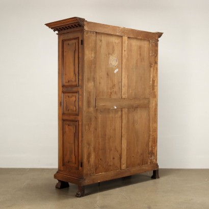 Neo-Baroque Style Wardrobe Walnut Italy XIX-XX Century