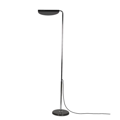 Stehlampe Skipper Mezzaluna Aluminium Dänemark 1970er
