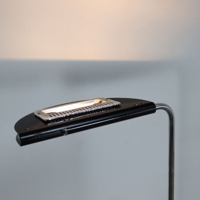 Stehlampe Skipper Mezzaluna Aluminium Dänemark 1970er