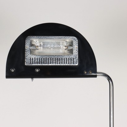 Stehlampe Skipper Mezzaluna Aluminium Dänemark 1970er