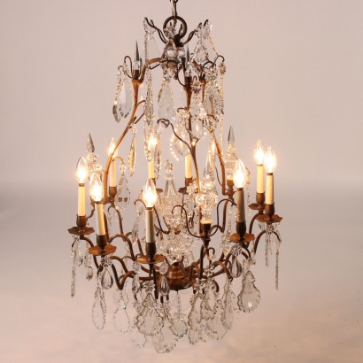 antiquariato, lampadario, antiquariato lampadari, lampadario antico, lampadario antico italiano, lampadario di antiquariato, lampadario neoclassico, lampadario del 800,Lampadario in Ottone