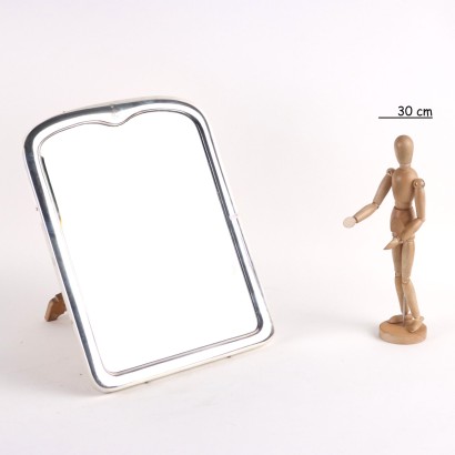 antiquariato, oggettistica, antiquariato oggettistica, oggettistica antica, oggettistica antica italiana, oggettistica di antiquariato, oggettistica neoclassico, oggettistica del 800,Specchiera in Argento Antonio Giacchè