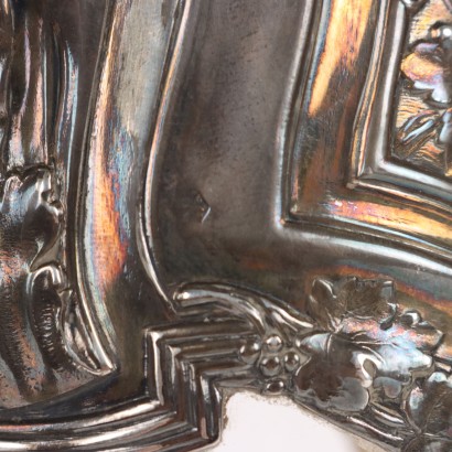 antiquariato, oggettistica, antiquariato oggettistica, oggettistica antica, oggettistica antica italiana, oggettistica di antiquariato, oggettistica neoclassico, oggettistica del 800,Caraffa in Vetro Molato e Argento