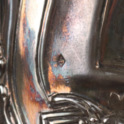 antiquariato, oggettistica, antiquariato oggettistica, oggettistica antica, oggettistica antica italiana, oggettistica di antiquariato, oggettistica neoclassico, oggettistica del 800,Caraffa in Vetro Molato e Argento