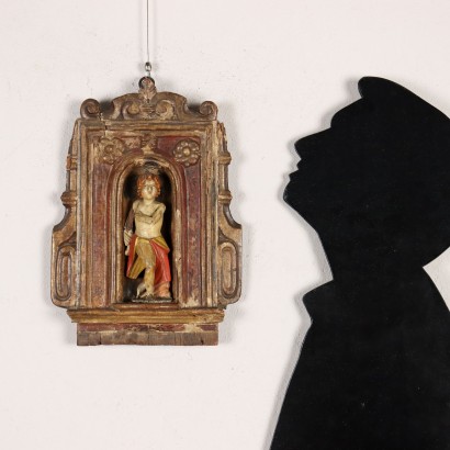 Ädikula Holz Italien XVIII Jhd