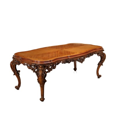 Tisch Chippendale-Stil Ahorne Italien XX Jhd