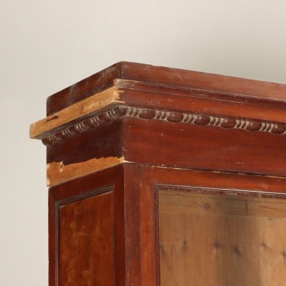 Bücherschrank Mahagoni Italien XIX Jhd