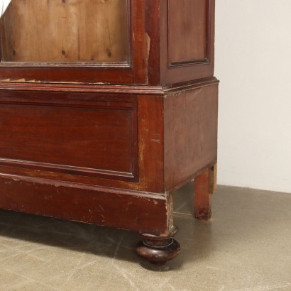 Bücherschrank Mahagoni Italien XIX Jhd