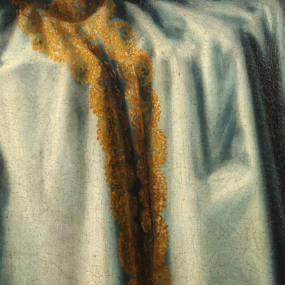 retrato, de, un, niña joven