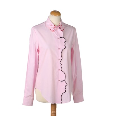 Chemisier Vintage Vivetta Coton Taille 42 Italie