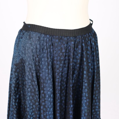 moda vintage, vintage alta sartoria, vintage sartoriale, abbigliamento vintage, gonna a ruota, gonna anni '60, anni '60, anni '70,Gonna Vintage Jacquard a Ruota