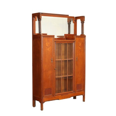 antiquariato, credenza, antiquariato credenza, credenza antica, credenza antica italiana, credenza di antiquariato, credenza neoclassica, credenza del 800,Vetrina Liberty