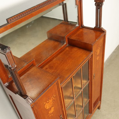 antiquariato, credenza, antiquariato credenza, credenza antica, credenza antica italiana, credenza di antiquariato, credenza neoclassica, credenza del 800,Vetrina Liberty