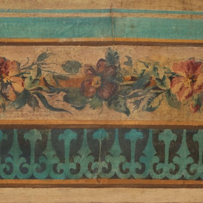 arte, arte italiana, pittura ottocento italiana,Grande dipinto su seta