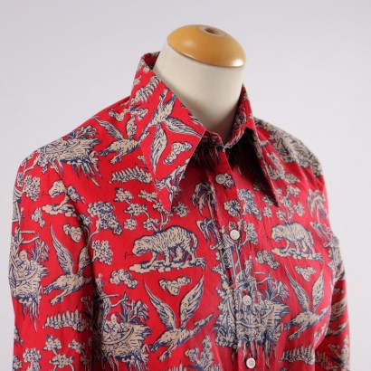 moda vintage, vintage cacharel, camicia vintage, camicia oriente,Camicia Cacharel Vintage