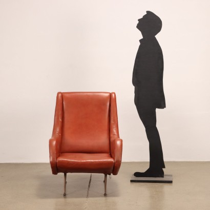 modernariato, modernariato di design, poltrona, poltrona modernariato, poltrona di modernariato, poltrona italiana, poltrona vintage, poltrona anni '60, poltrona design anni 60,Poltrona Anni 50-60
