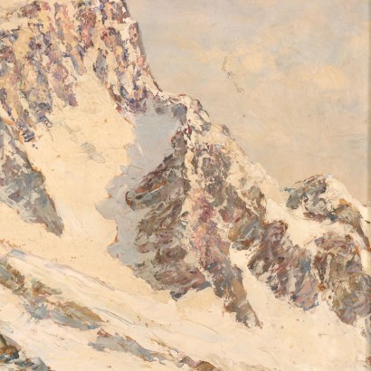 arte, arte italiana, pittura novecento italiana,Vincenzo Ghione,Le Grandes Jorasses,Vincenzo Ghione ,Vincenzo Ghione ,Vincenzo Ghione