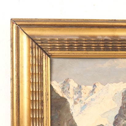 arte, arte italiana, pittura novecento italiana,Vincenzo Ghione,Le Grandes Jorasses,Vincenzo Ghione ,Vincenzo Ghione ,Vincenzo Ghione
