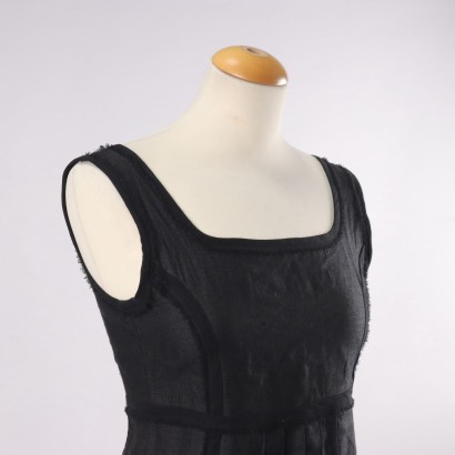,Abito in Lino Nero Pinko