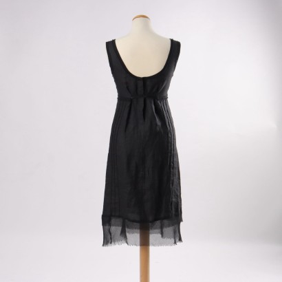 ,Abito in Lino Nero Pinko
