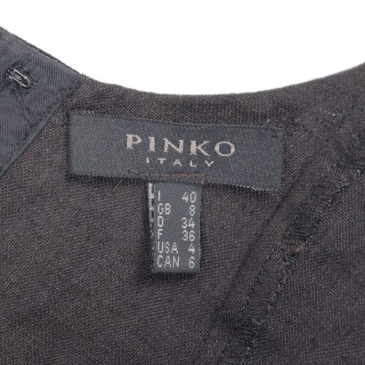 ,Abito in Lino Nero Pinko