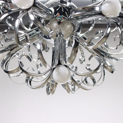 modernariato, modernariato di design, lampadario, lampadario modernariato, lampadario di modernariato, lampadario italiano, lampadario vintage, lampadario anni '60, lampadario design anni 60,Lampada Anni 60-70