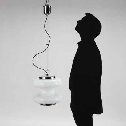 modernariato, modernariato di design, lampadario, lampadario modernariato, lampadario di modernariato, lampadario italiano, lampadario vintage, lampadario anni '60, lampadario design anni 60,Lampada Anni 60-70