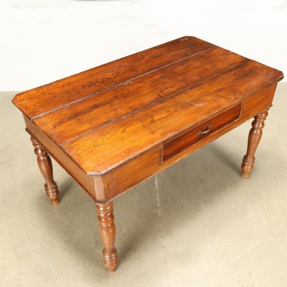 Table Chêne Italie XIX Siècle