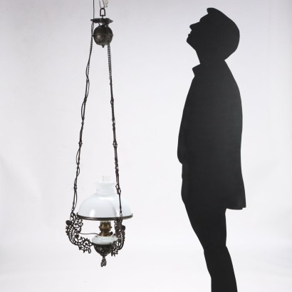 Lampadario Liberty a Lanterna