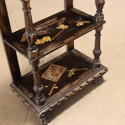 antiquariato, altri mobili, antiquariato altri mobili, altri mobili antichi, altri mobili antichi italiani, altri mobili di antiquariato, altri mobili neoclassici, altri mobili del 800,Étagère Ebanizzato in Stile