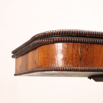 Tavolino da Gioco Inglese Vittoriano